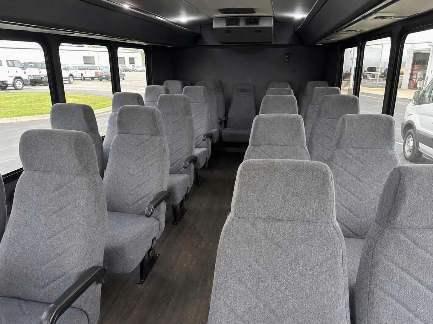 15 passenger minibus interior