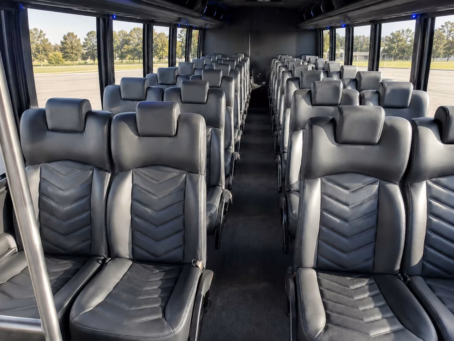 18 passenger minibus interior