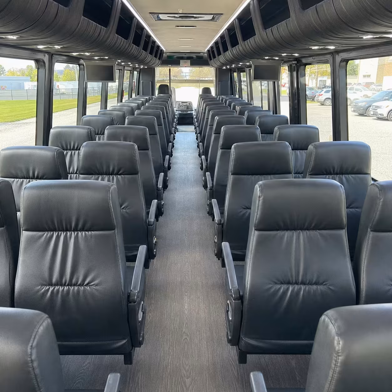 25 passenger minibus inside