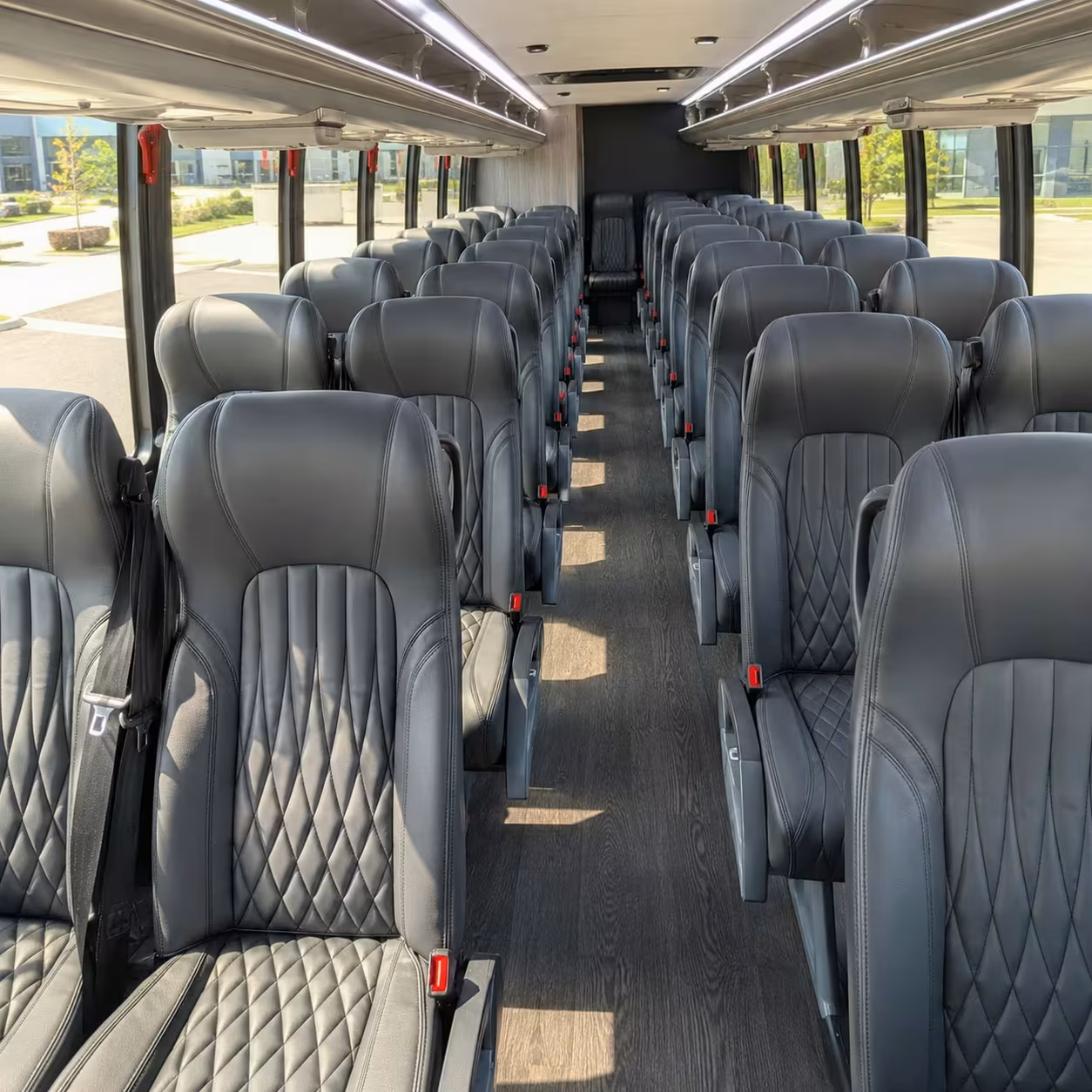 35 passenger minibus inside