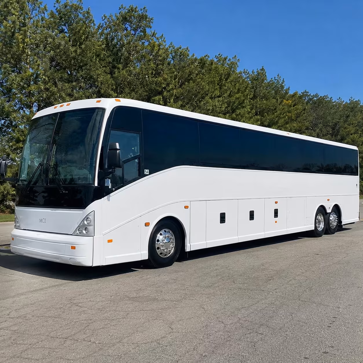 56 passenger charter bus