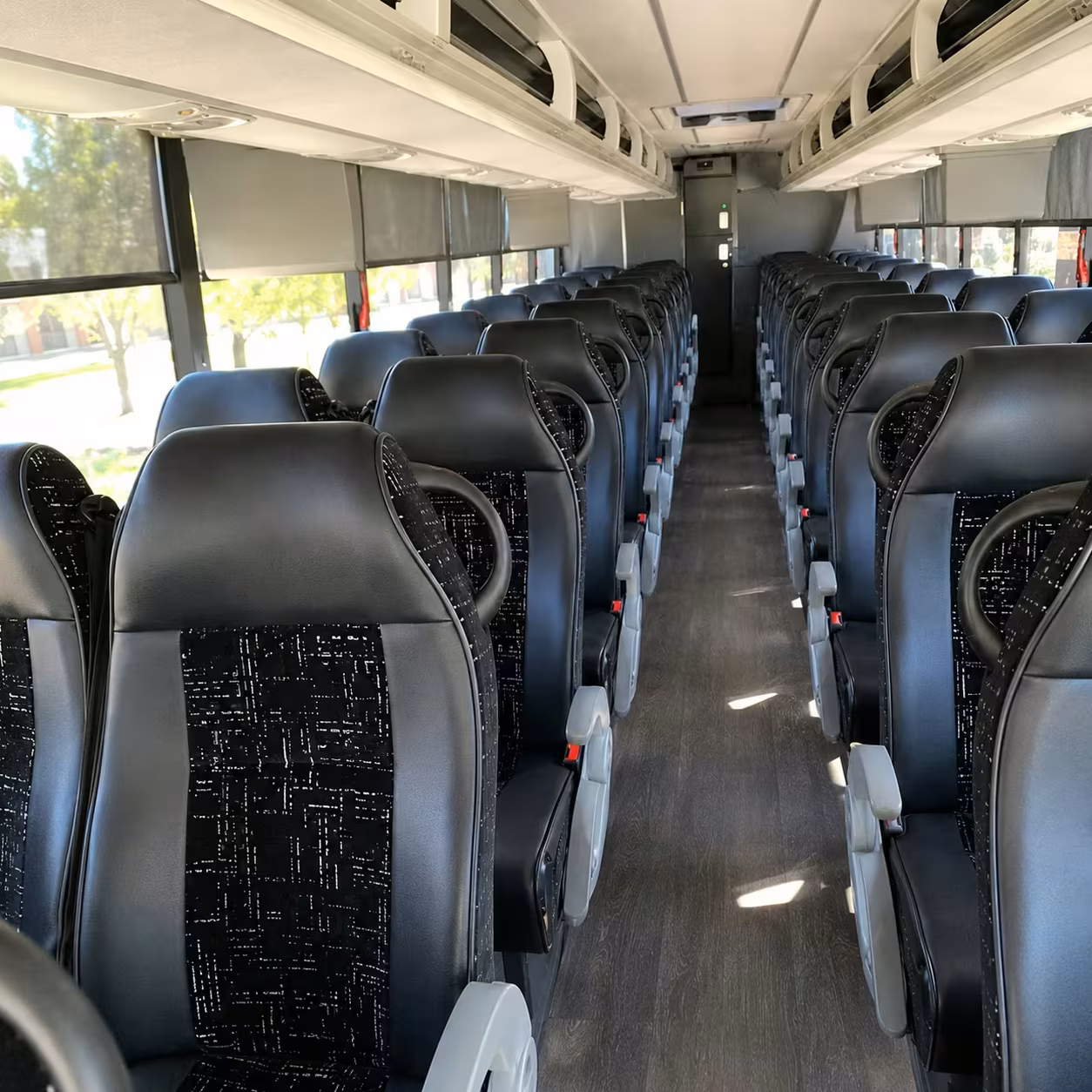philadelphia charter bus interior