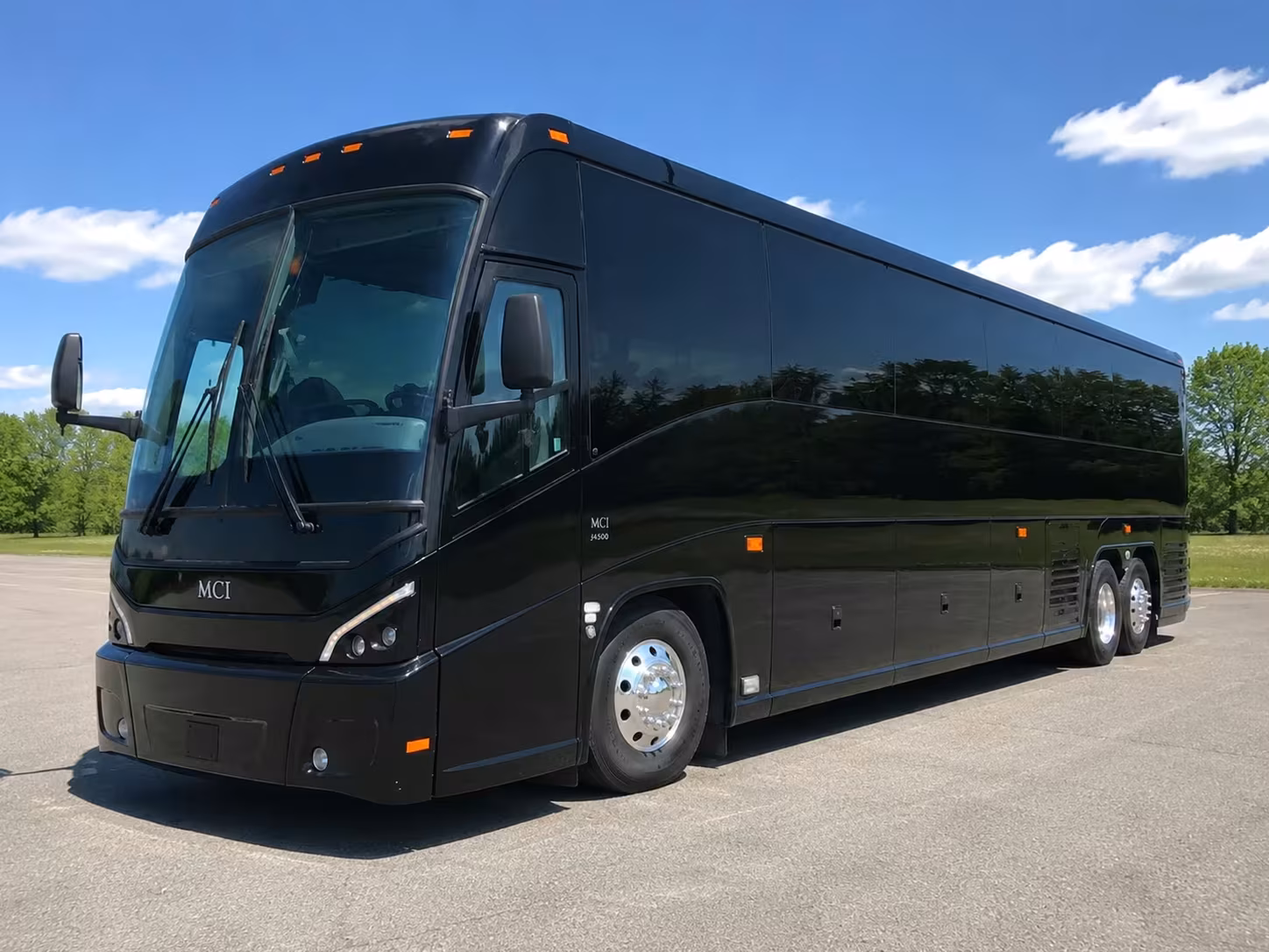 philadelphia charter bus rental exterior