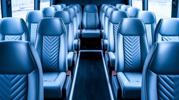 15 passenger minibus interior