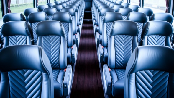 50 passenger charter bus interior