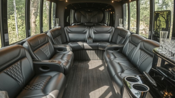 party bus rental interior philadelphia
