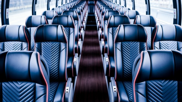 philadelphia 56 passenger charter bus inside